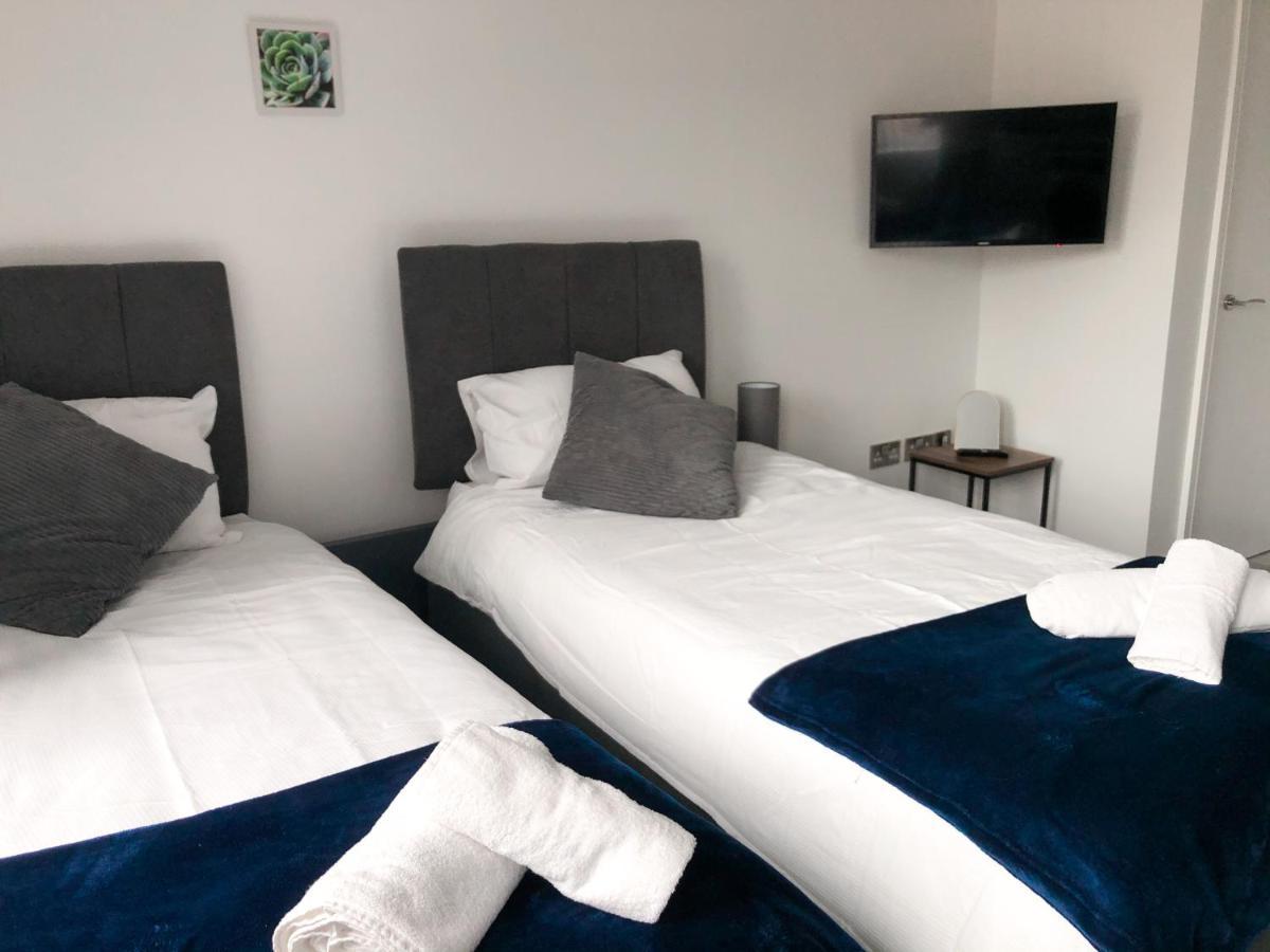10Min To City - Free Parking - Private Studio - Contractor Friendly Manchester Eksteriør bilde